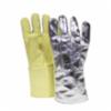 Aluminized Thermobest™ Glove With Felt Liner w/ Aluminized OPF/Para-Aramid Back, Yellow Front, 14", LG<br />
