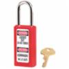 411 Series Safety Padlock, Keyed Alike, Red