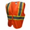 Class 2 Orange Reflective Vest, LG