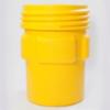 Justrite® Eagle 95 Gallon Overpack Drum with Screw-On Lid, Yellow