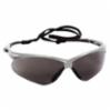 Jackson Safety V30 Nemesis™ Safety Glasses, Metallic Silver Frame, Smoke Anti-Fog Lens, 12/bx<br />
