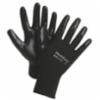 WorkEasy Nitrile Palm Coated Gloves, Black, SM