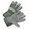 Split Leather Palm Gloves w/Safety Cuff, XL