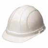 Omega II Hard Hat, Ratchet Suspension, White