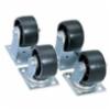 Job Box Caster Set, 2 Swivel