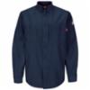 Bulwark iQ Series LS Endurance Uniform Shirt, Navy, MD