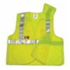Tingley Class 2 FR Breakaway Vest w/ Velcro® Front & Pockets, 6.8 cal/cm2, Hi-Viz Lime, XL/LG
