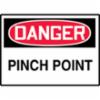 Accuform® Safety Labels, Danger Pinch Point, 3 1/2" x 5"
