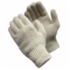 Heavy-Duty Seamless Knit Glove Liner, White, LG