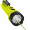 Nightstick flashlight with green laser