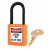 406 Series Safety Padlock, Keyed Differently, Orange