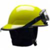 Bullard® FX Series Firefighting Helmet w/ ESS Goggles, Lime Yellow