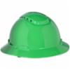 H-800 Series Full Brim Vented Hard Hat, Green