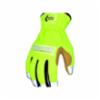 Youngstown Safety Glove, Lime Hybrid Lined w/Kevlar, LG 6/pk