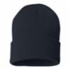 Heavyweight Acrylic Knit Cap, Dark Navy