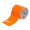 Brady ToughStripe Floor Marking Tape, Orange, 3" x 100'