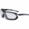 Uvex Tirade™ Sealed Safety Glasses, Black Frame, Clear Uvextra Anti-Fog Lens, 10/bx