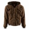 Berne® Original Quilt Lined Hooded Jacket, Bark, LG