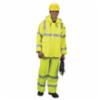 Lakeland® Arc-Tech Flame Resistant Polyurethane Class 3 Arc Rated Hi-Viz Rain Jacket, SZ 2XL