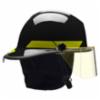 Bullard® FX Series Firefighting Helmet w/ 4" Face Shield, Black