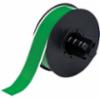 Brady hi-performance polyester tape, green,1-1/8"x100'