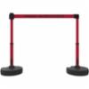 Banner Stakes PLUS Barrier Set X2, Red "DANGER – ENTRÉE INTERDITE" Banner