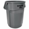 Brute® Garbage Can Container w/o Lid, Gray, 44 Gal