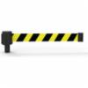 Banner Stakes Replacement 15' PLUS Banner Yellow/Black Diagonal Stripe (Pack of 5)