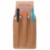 Leather 3 Pocket Pen & Pencil Holder