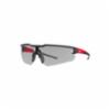 Milwaukee Safety Glasses - Anti-Scratch Lens, Gray, Polybag