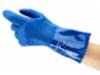 Ansell Versatouch supported PVC chem glove, blue, LG, 72/cs