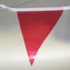 Pennant Markers, Red, 60' Line