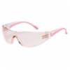 PIP® Eva® Rimless Safety Glasses w/ Clear/Pink Temple, Pink Lens and Anti-Scratch Coating<br />
