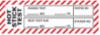 NYSEG Hot Stick Test Label, 1 1/2"x 12", 100/pk