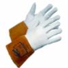 Guard Line Leather Gauntlet Cuff Goatskin Tig Glove, MD