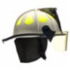 Bullard® USTM Series Firefighting Helmet w/ 4" Face Shield, White