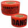 Incom® PrimeGuard Value Grade Barricade Tape, "DANGER ASBESTOS HAZARD" Tape, 3" x 1000', 12/cs