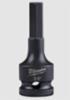 Milwaukee Shockwave Lineman's 1/2" Drive 3/8" Hex Bit Socket