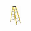 Louisville® Rhino FM1100HD Ribbed Type 1AA Step Ladder, Fiberglass, 6'