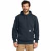 Carhartt® Rain Defender® Paxton Heavyweight Hooded Sweatshirt, Navy, SM