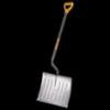 Aluminum Snow Shovel with D-Grip Ergonomic Handle 18"