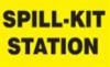 "SPILL-KIT STATION" Plastic Sign, 7" x 10"<br />
<br />
