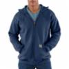 Carhartt® Zip Front Hooded Sweatshirt, Navy, 4XL