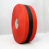 Woven Plastic Barricade Tape, Red & Black, 2" x 150'