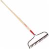 Razor-Back® 15 Tine Bow Rake w/ 66" Hardwood Handle, 16" Width x 3-1/4" Depth