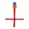 Ice Alert LED Warning Light w/ 2' Guardian Stand, Flashing Blue