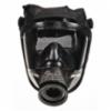 Advantage 4000 Facepiece, Single-Port, Hycar, Polyester Net Head Harness, Black, LG