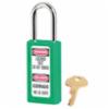 411 Seried Safetly Padlock, Ked Different, Green