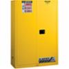 Flammable Liquid Storage Cabinet, Yellow, 45 Gal