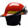 Bullard® FX Series Firefighting Helmet w/ ESS Goggles, Red
